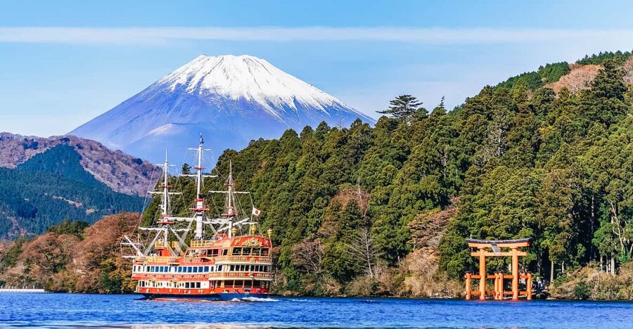 Tokyo Mt Fuji 5th St & Hakone Cruise Bus Tour w/Bullet Train - Lunch with Fuji views: what you should know about timing and dietary options