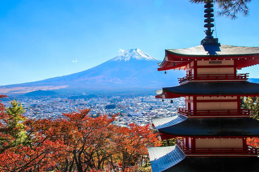 Tokyo:Mt.Fuji,Kawaguchiko Oishi Park,Arakurayama Sengen Park - Oishi Park and Lake Kawaguchi’s Flower Road
