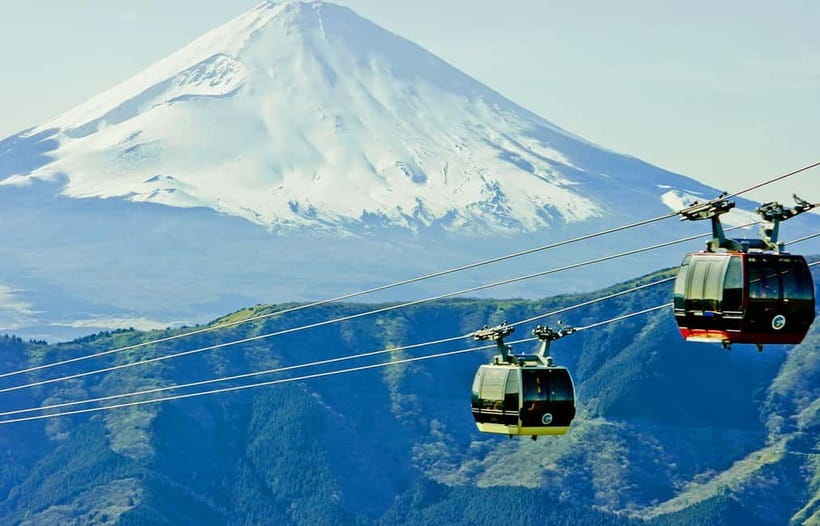 Tokyo: Mt. Fuji Tour, Hakone Ropeway, Owakudani, Lake Ashi - Lake Yamanaka Swan Lake Shore for Fuji Backdrops