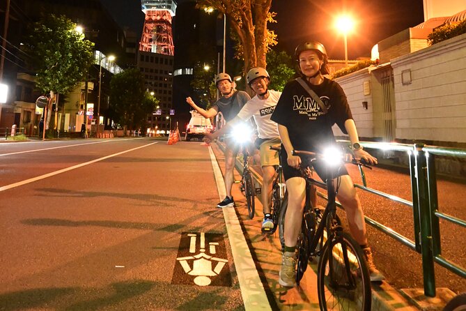 Tokyo Night Bike Tour: From Shibuya to Tokyo Tower via Roppongi - The route from Shibuya into Tokyo Tower and Roppongi at night