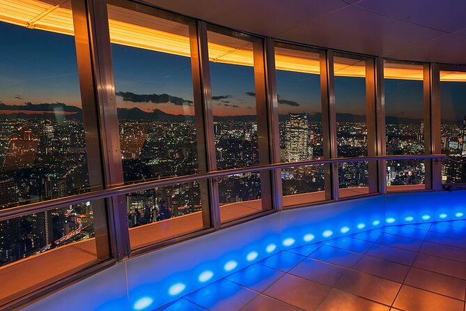 Tokyo Night E-Bike Tour with Tokyo Tower and Dolphin Show - Tokyo Tower Top Deck Tour: the 360-degree night moment