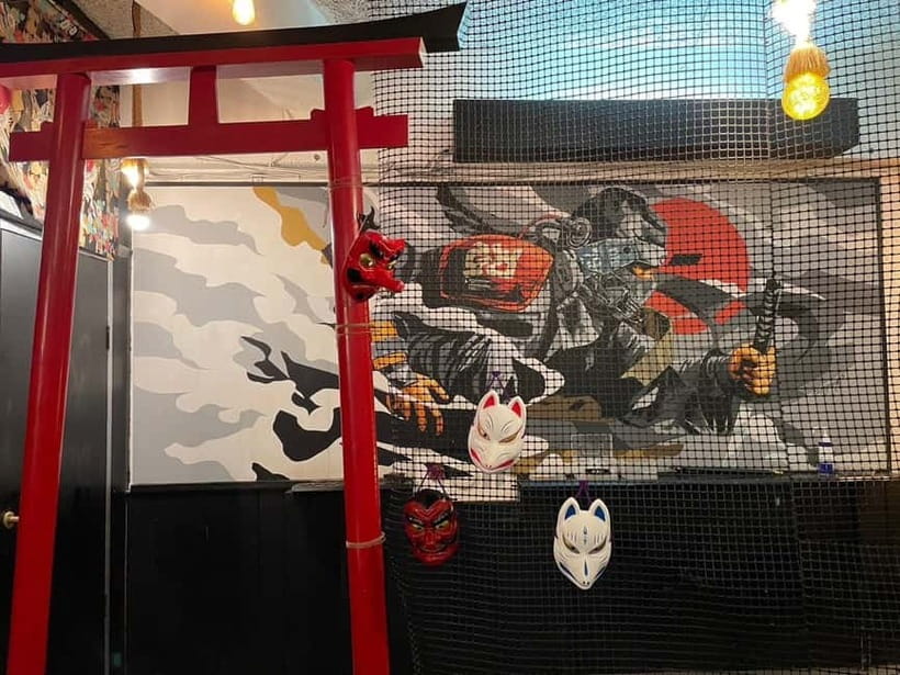 Tokyo: Ninja Experience Cafe Asakusa - Training With Shuriken, Blowgun, and Replica Sword