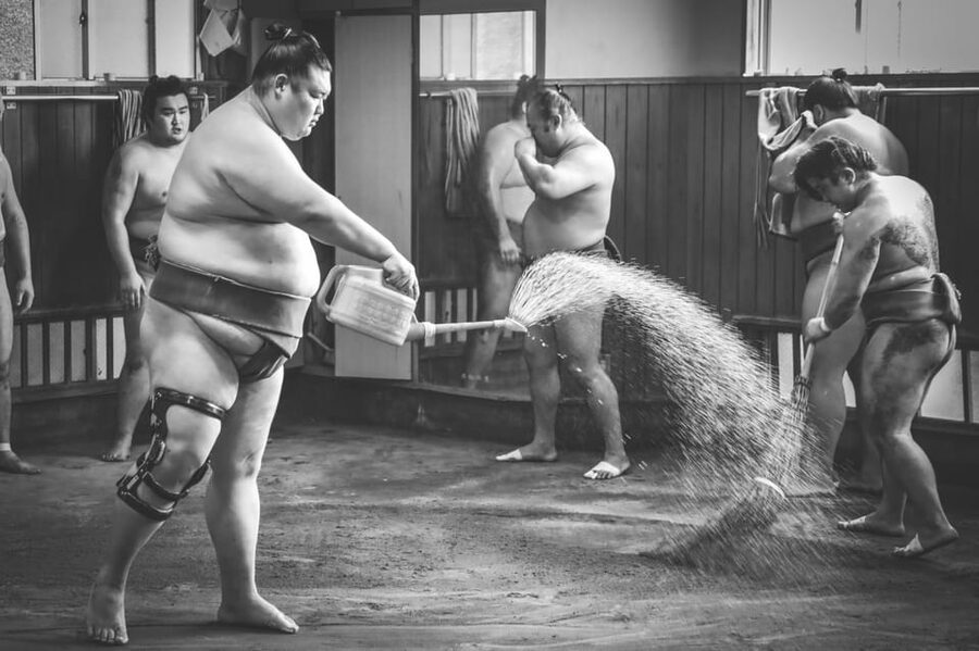 Tokyo: Not a show- a professional sumo practice with experts - Ryogoku Kokugikan and Ryōgoku Edo Noren: Short Walk, Real Context