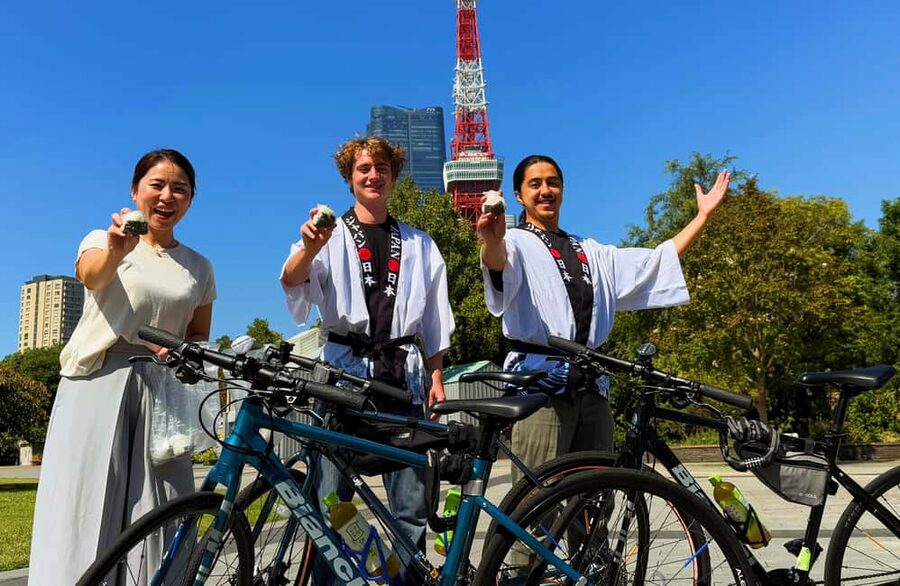 Tokyo: Rice Ball Making Class - Rice ball class plus biking, in the right order