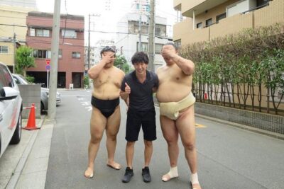 Tokyo Ryogoku Sumo Morning Practice + Photo Shoot with Wrestlers