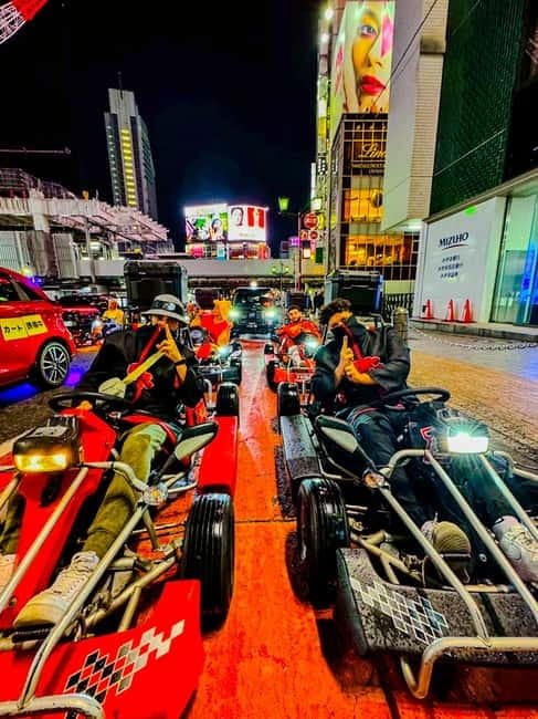 Tokyo: Shibuya and Shinjuku Streets Guided Go-Karting Tour - Meeting near Shinjuku Central Park: the first 15 minutes matter