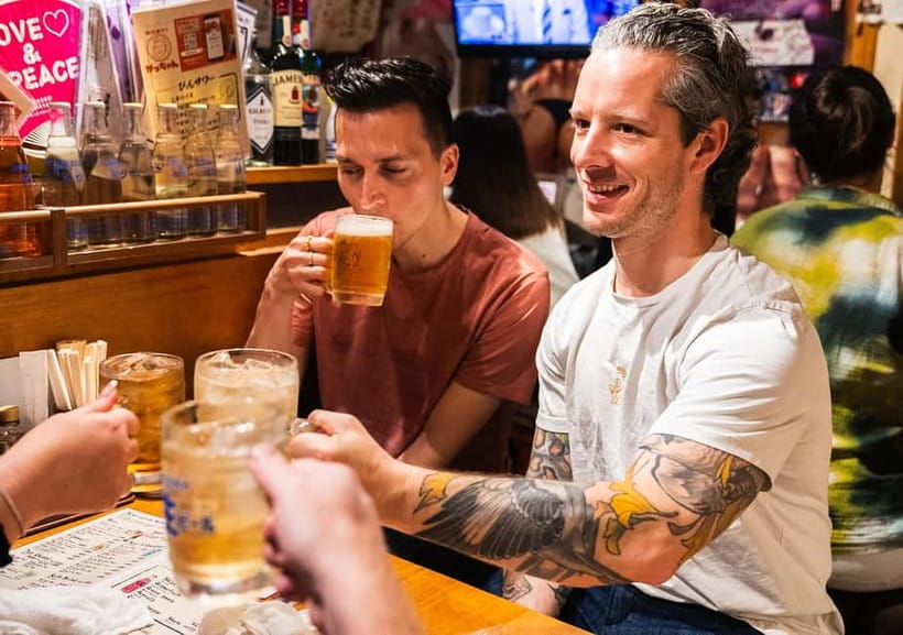 Tokyo: Shinjuku Bar Hopping & Karaoke Night Tour - Shinjuku Station East Exit to Kabukicho, the night starts fast