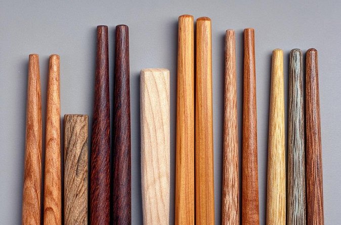 Tokyo Shinjuku Chopsticks Making Class - The Kanna Method, Turning Raw Wood Into Smooth Chopsticks