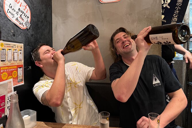 Tokyo: Shinjuku Local Bar Hopping Walking Tour - Stop 3: Nishishinjuku sake bar, four types in one hour