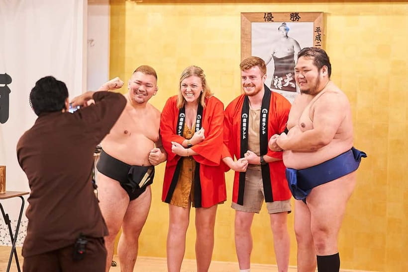 Tokyo Sumo Experience: Chanko & Mochi with a Former Pro - Mochi pounding and making your own dessert