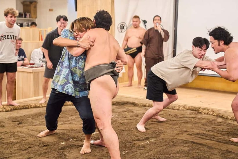 Tokyo Sumo Experience: Chanko & Mochi with a Former Pro - What to bring, and what to expect from the ground rules