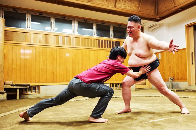 Tokyo Sumo Experience with Live Show & Audience Challenge - What you actually see: demos, a one-round match, and a ring challenge