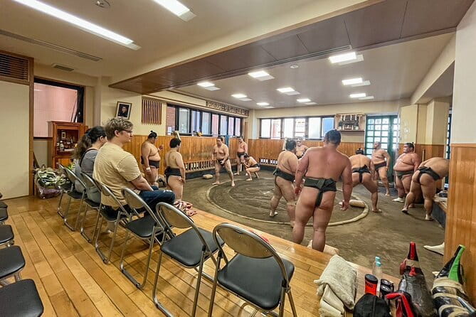 Tokyo Sumo Morning Practice Tour w/ Ring-Side Seat + Photo Shoot - Ring-side viewing depends on one simple thing: timing