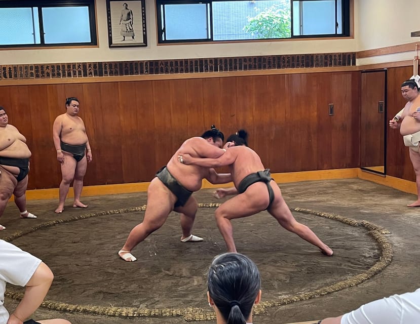 Tokyo: Sumo Morning Practice with Photo Banzuke and Guide - Key moments that make this Tokyo sumo visit worth your time