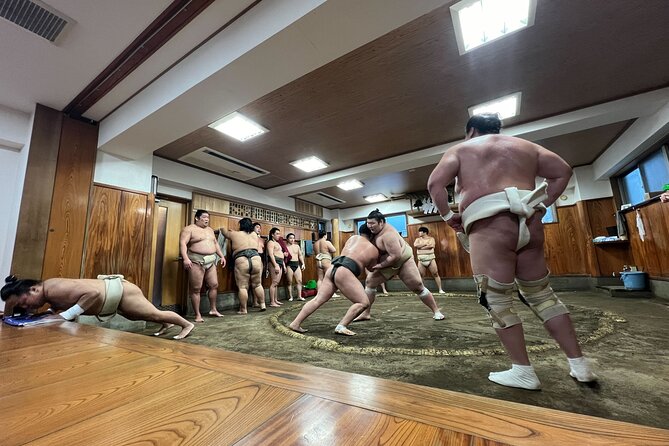 Tokyo Sumo Morning Training/ Sumo Practice with Wrestlers - Stop 2 at the stable: the dohyō rules, the quiet watching, and what you will see