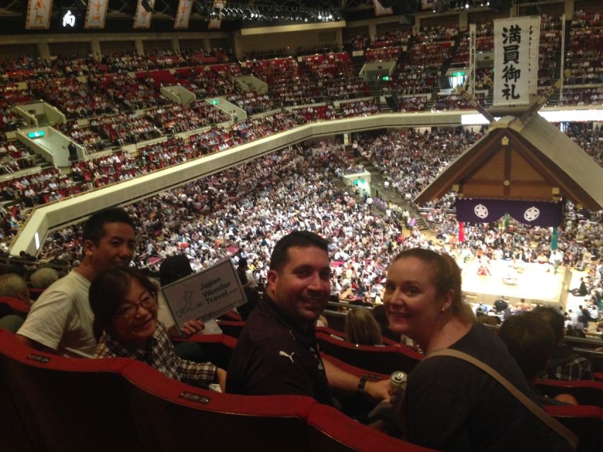 Tokyo: Sumo Tournament Tour with Chair Seat Tickets - Inside the Stadium, Expect a Focused, Fast-Reacting Atmosphere