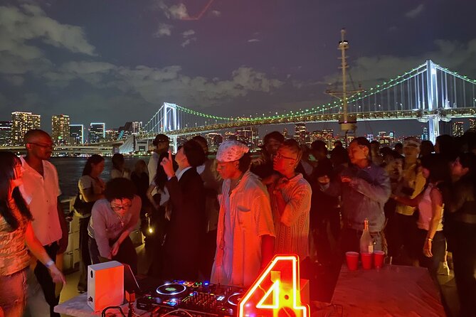 Tokyo Sunset Boat Party with Music Drinks and Vibes - Boarding at Hi-NODE, Then Straight Into the Fun