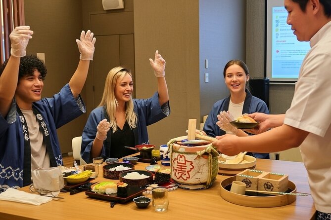 Tokyo Sushi Making Class : Sake Ceremony & Matcha Experience - Key highlights you will remember