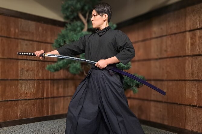 Tokyo Sword Experience - includes Museum Ticket/Ninja Experience - Dressing Like A Samurai: Hakama, Pose Time, and Real Atmosphere