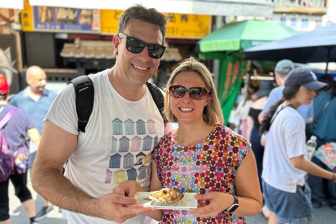 Tokyo: Tsukiji Fish Market Food and Walking tour - Stop 3, Tsukiji Jogai Market: the street-food lane where you keep tasting
