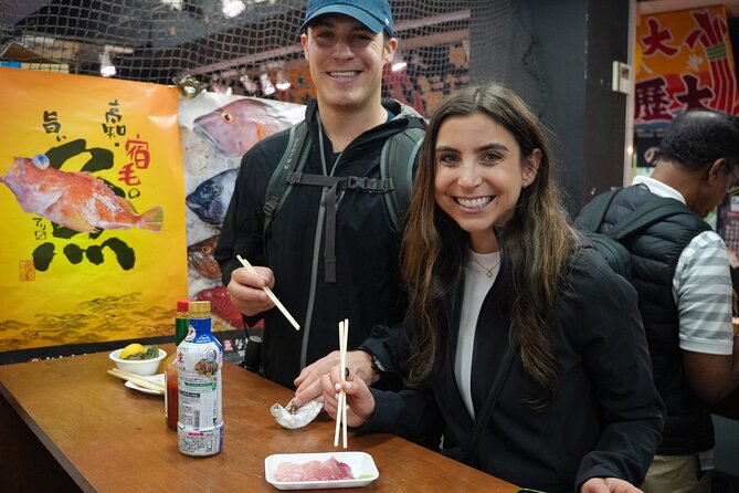 Tokyo Tsukiji Fish Market Food & Culture Walking Tour - Tsukiji Hongwanji Temple: a calm start before the sizzle