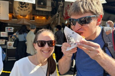 Tokyo Tsukiji Fish Market Food Tour: 15 Stops & Walk Local Street