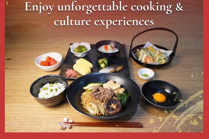 Traditional Home cooking Experience in Osaka, Japan - Course A: sukiyaki, tempura, and a rolled omelet