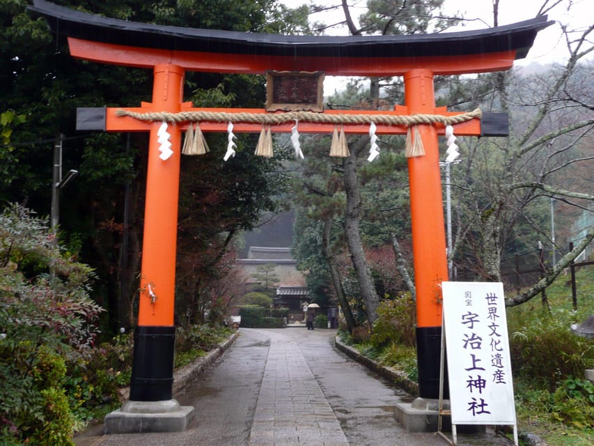Uji: UNESCO Heritage & Tea Ceremony Walking Tour - Uji Bridge snack time: matcha and local comfort food