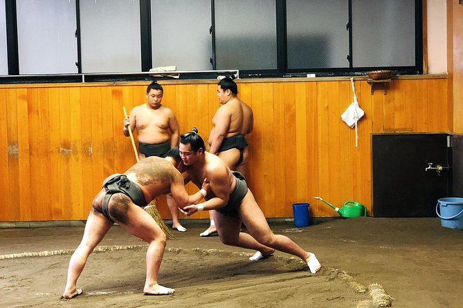 Watch Sumo Morning Practice at Stable in Tokyo - A rare look inside a Tokyo sumo stable morning